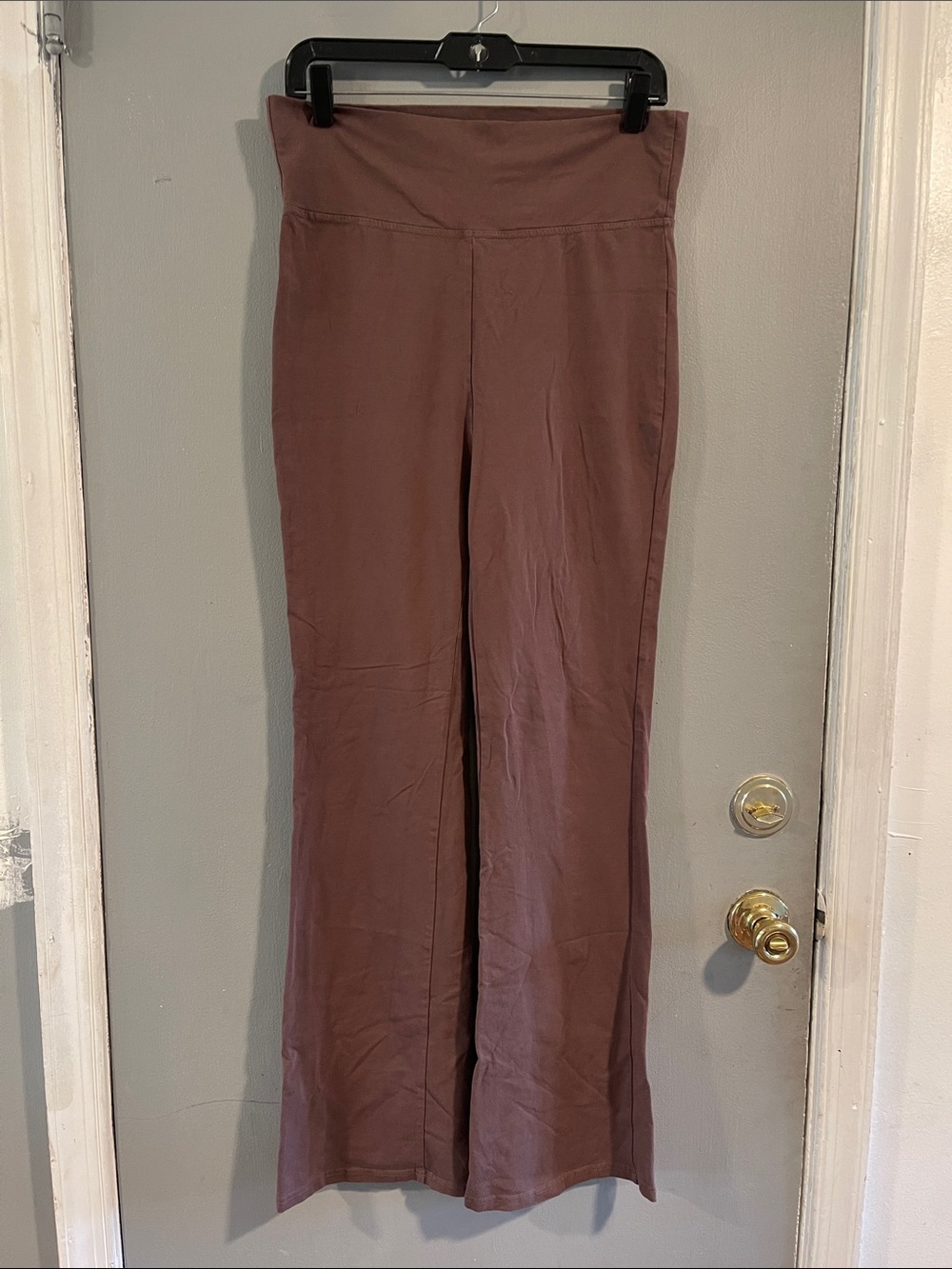 Blink Brown High-Waist‎ Flare Yoga Pants Size M